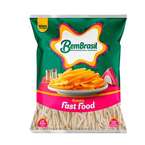 BATATA CONGELADA BEM BRASIL FAST FOODS 2KG CONGELADOS