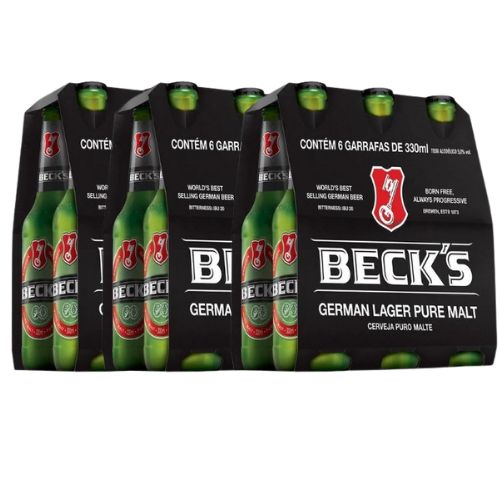 BECKS LONG NECK 330ML C/24 BEBIDAS FRIAS