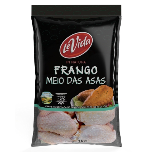 FRANGO / MEIO DA ASA LEVIDA 1KG CONGELADOS