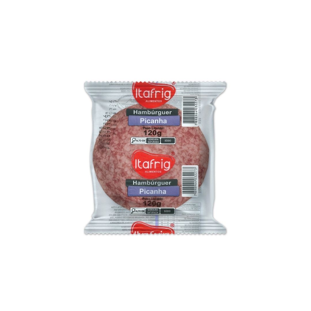 HAMBURGUER ITAFRIG PICANHA 90GX36U CONGELADOS